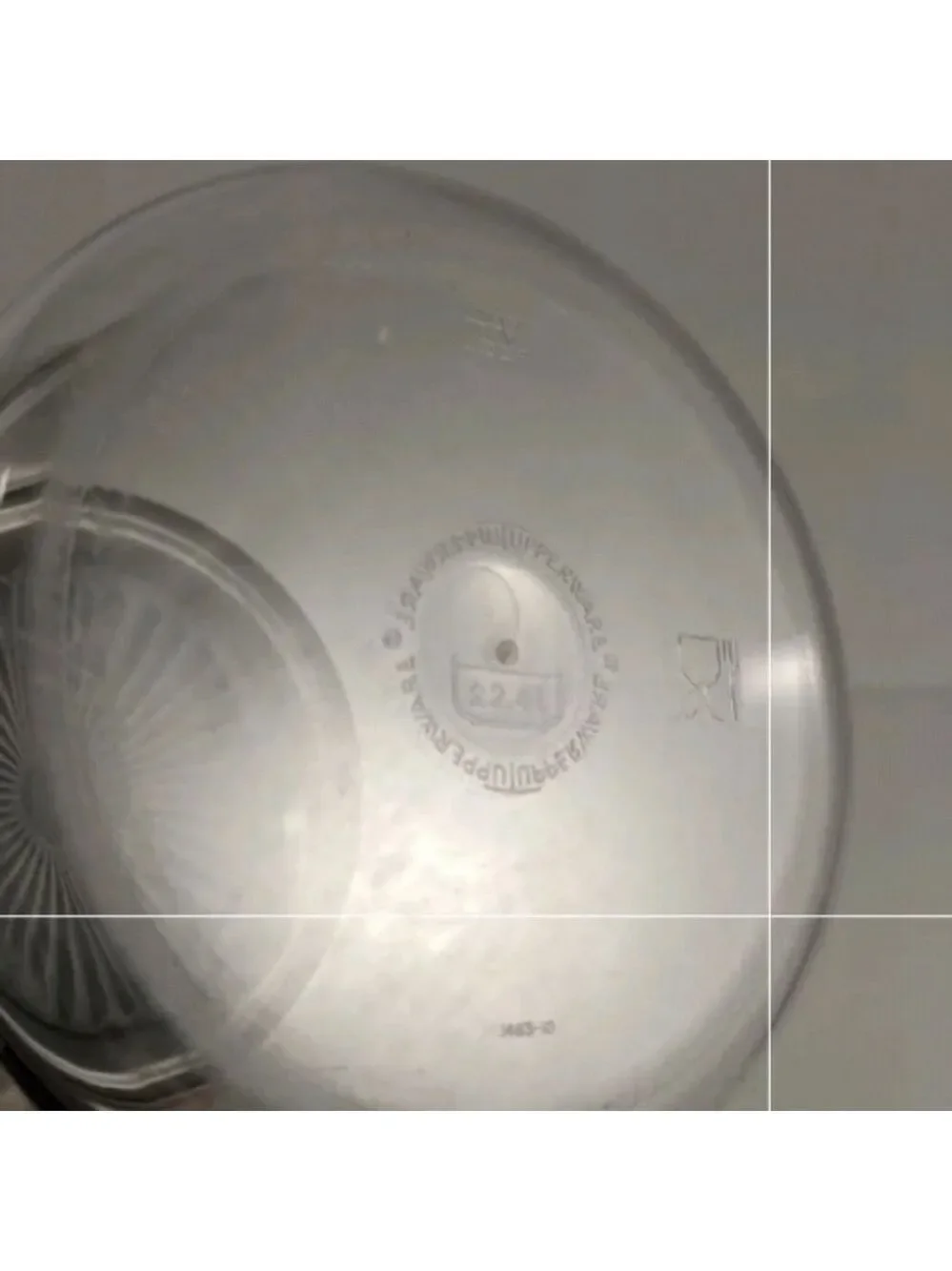 Tupperware 1483 Acrylic Canister